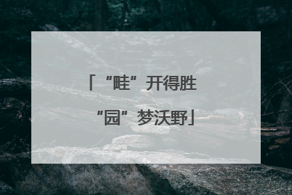 “畦”开得胜 “园”梦沃野