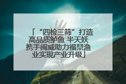 “四检三筛”打造高品质鲈鱼 半天妖携手闽威助力福鼎渔业实现产业升级