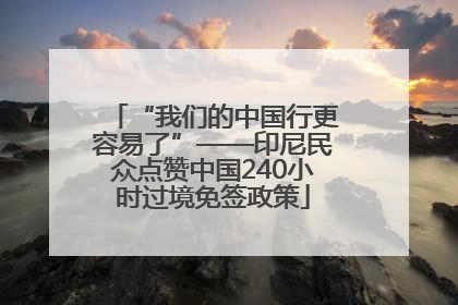 “我们的中国行更容易了”——印尼民众点赞中国240小时过境免签政策