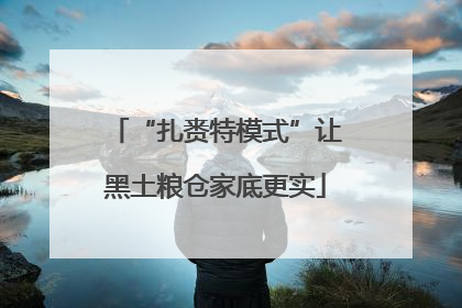 “扎赉特模式”让黑土粮仓家底更实