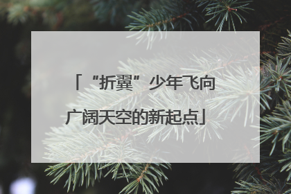 “折翼”少年飞向广阔天空的新起点