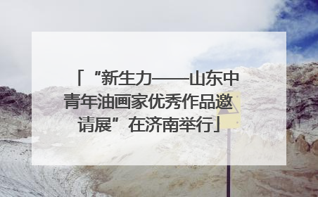 “新生力——山东中青年油画家优秀作品邀请展”在济南举行