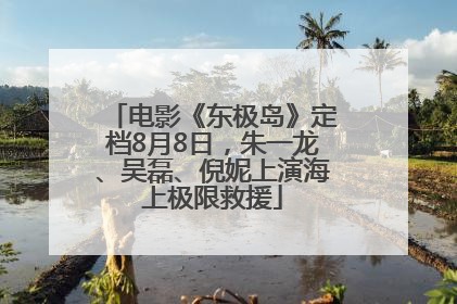 电影《东极岛》定档8月8日，朱一龙、吴磊、倪妮上演海上极限救援
