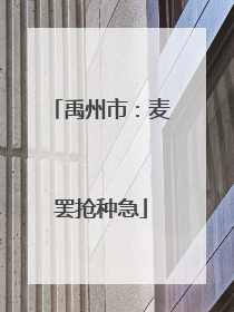 禹州市：麦罢抢种急