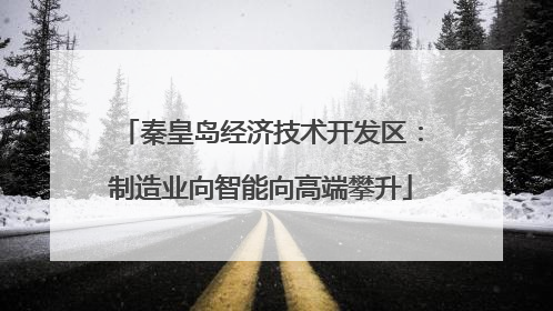 秦皇岛经济技术开发区：制造业向智能向高端攀升