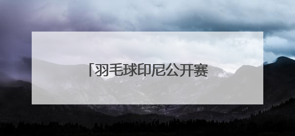 羽毛球印尼公开赛｜王祉怡不敌安洗莹 获得女单亚军