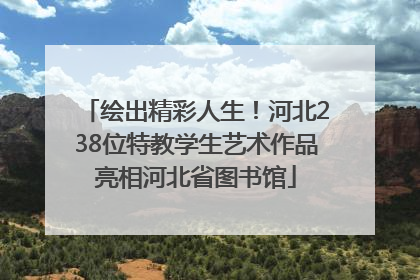 绘出精彩人生！河北238位特教学生艺术作品亮相河北省图书馆