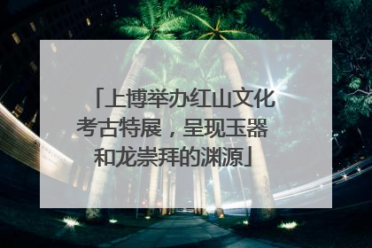 上博举办红山文化考古特展，呈现玉器和龙崇拜的渊源