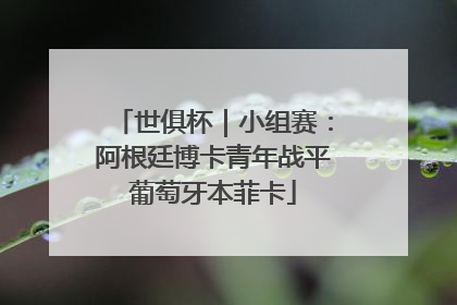 世俱杯｜小组赛：阿根廷博卡青年战平葡萄牙本菲卡