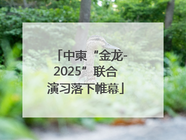 中柬“金龙-2025”联合演习落下帷幕