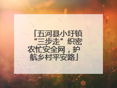 五河县小圩镇“三步走”织密农忙安全网，护航乡村平安路