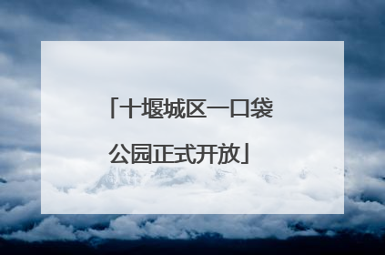十堰城区一口袋公园正式开放