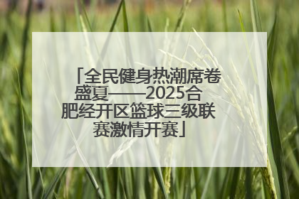 全民健身热潮席卷盛夏——2025合肥经开区篮球三级联赛激情开赛