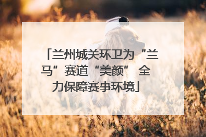 兰州城关环卫为“兰马”赛道“美颜” 全力保障赛事环境