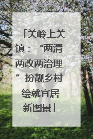 关岭上关镇：“两清两改两治理”扮靓乡村 绘就宜居新图景