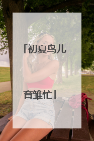 初夏鸟儿育雏忙