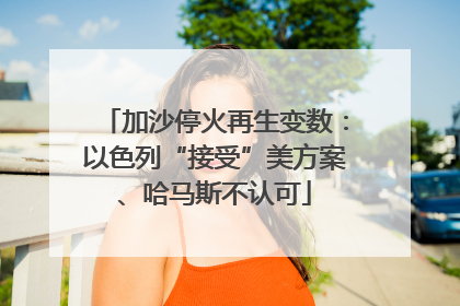 加沙停火再生变数：以色列“接受”美方案、哈马斯不认可