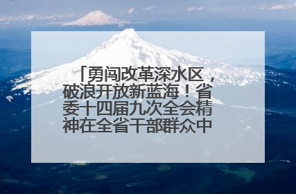 勇闯改革深水区，破浪开放新蓝海！省委十四届九次全会精神在全省干部群众中引发热烈反响