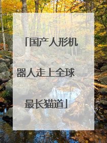 国产人形机器人走上全球最长猫道