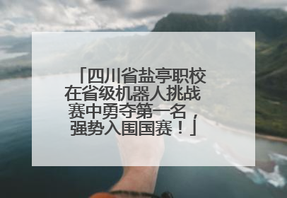 四川省盐亭职校在省级机器人挑战赛中勇夺第一名，强势入围国赛！