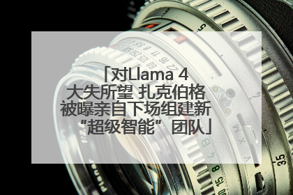 对Llama 4大失所望 扎克伯格被曝亲自下场组建新“超级智能”团队