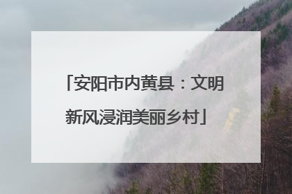 安阳市内黄县：文明新风浸润美丽乡村