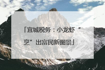宜城税务：小龙虾“烹”出富民新图景