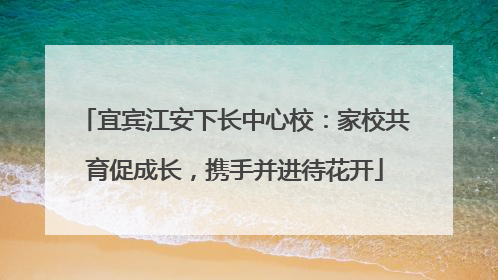 宜宾江安下长中心校：家校共育促成长，携手并进待花开