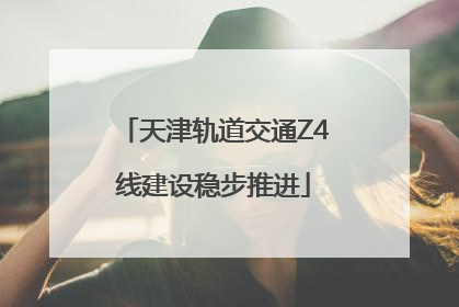 天津轨道交通Z4线建设稳步推进