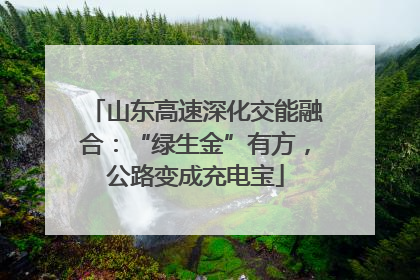 山东高速深化交能融合：“绿生金”有方，公路变成充电宝
