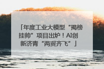 年度工业大模型“揭榜挂帅”项目出炉！AI创新济青“两翼齐飞”