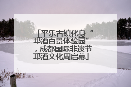 平乐古镇化身“邛酒百景体验园”，成都国际非遗节邛酒文化周启幕