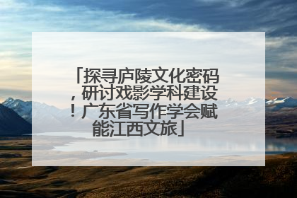 探寻庐陵文化密码，研讨戏影学科建设！广东省写作学会赋能江西文旅