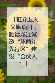 推介五大文旅项目，顺德龙江诚邀“环两江先行区”建设“合伙人”