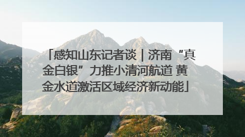 感知山东记者谈｜济南“真金白银”力推小清河航道 黄金水道激活区域经济新动能