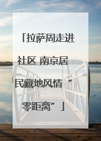 拉萨周走进社区 南京居民藏地风情“零距离”
