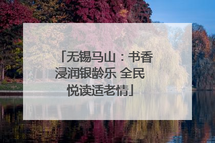 无锡马山：书香浸润银龄乐 全民悦读适老情