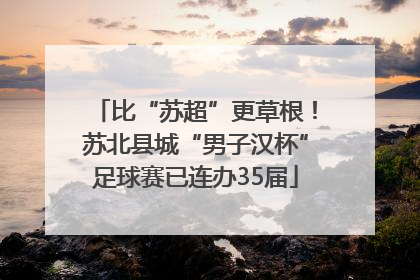 比“苏超”更草根！苏北县城“男子汉杯”足球赛已连办35届