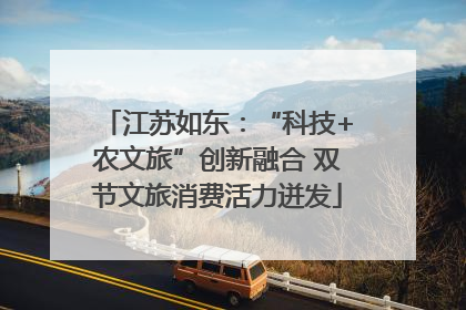 江苏如东：“科技+农文旅”创新融合 双节文旅消费活力迸发