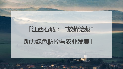江西石城：“放蜂治蚜”助力绿色防控与农业发展