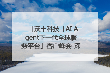 沃丰科技「AI Agent下一代全球服务平台」客户峰会-深圳站圆满落幕！