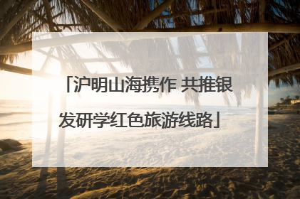 沪明山海携作 共推银发研学红色旅游线路