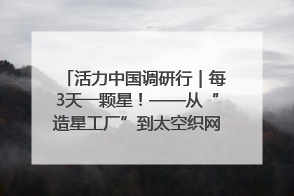 活力中国调研行｜每3天一颗星！——从“造星工厂”到太空织网的“银河速度”