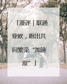 漫评｜联通亚欧，跑出共同繁荣“加速度”