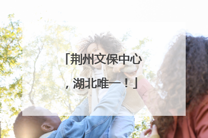 荆州文保中心，湖北唯一！