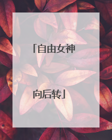 自由女神向后转