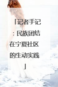 记者手记：民族团结在宁夏社区的生动实践