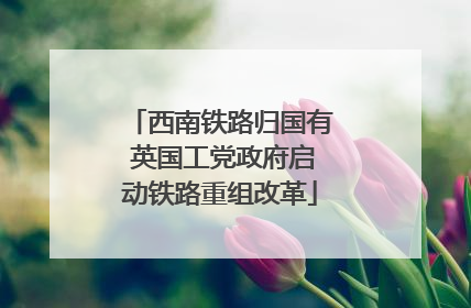 西南铁路归国有 英国工党政府启动铁路重组改革