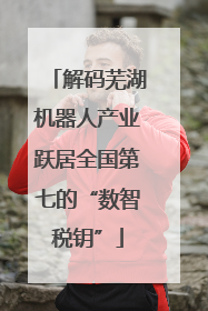 解码芜湖机器人产业跃居全国第七的“数智税钥”