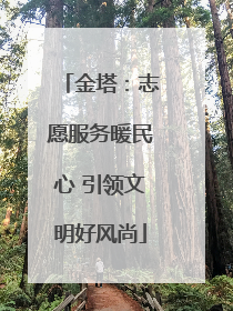 金塔：志愿服务暖民心 引领文明好风尚